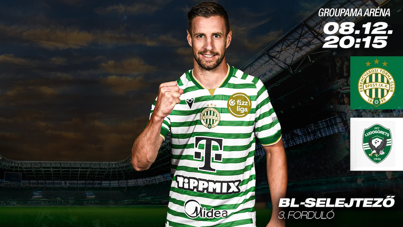 Ferencváros-Ludogorec Razgrad BL-selejtező mérkőzés