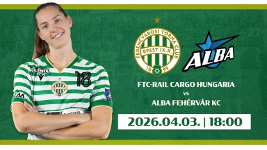 FTC-Rail Cargo Hungaria - Alba Fehérvár KC női kézilabda mérkőzés