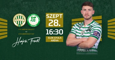 FTC-Green Collect - ETO University HT férfi kézilabda mérkőzés